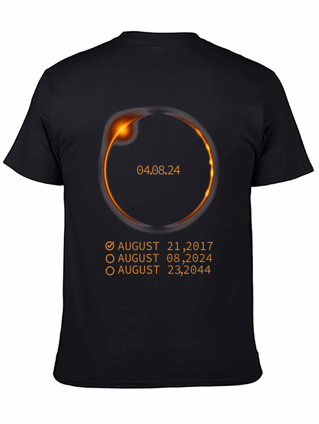 Eclipse Date T-Shirt - August 2024