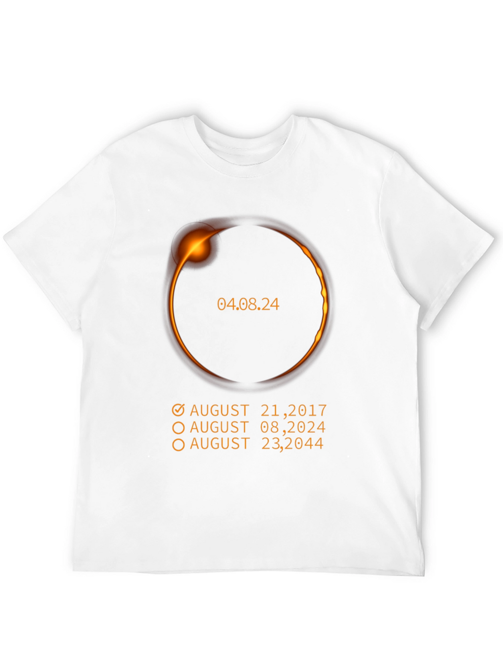 Eclipse Date T-Shirt - August 2024