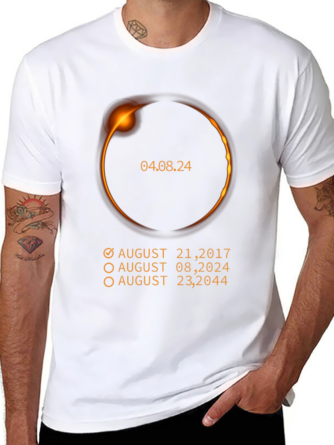 Eclipse Date T-Shirt - August 2024