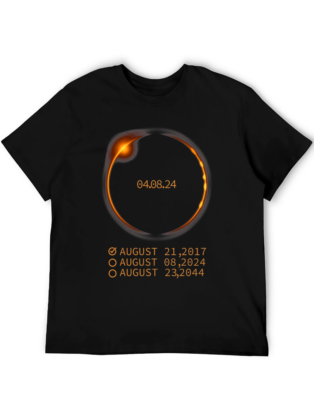 Eclipse Date T-Shirt - August 2024