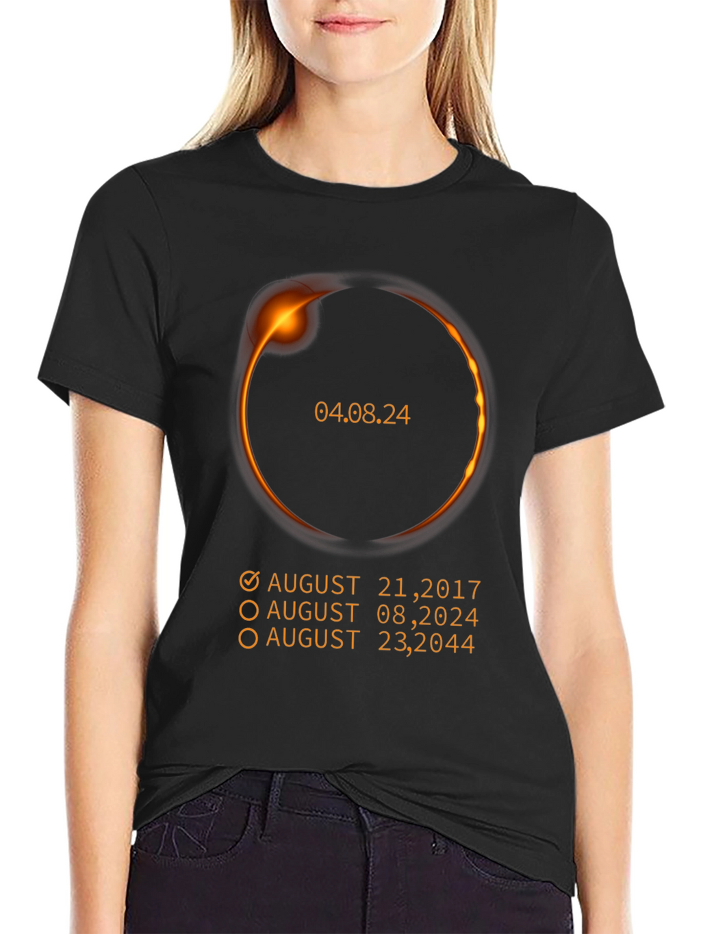 Eclipse Date T-Shirt - August 2024