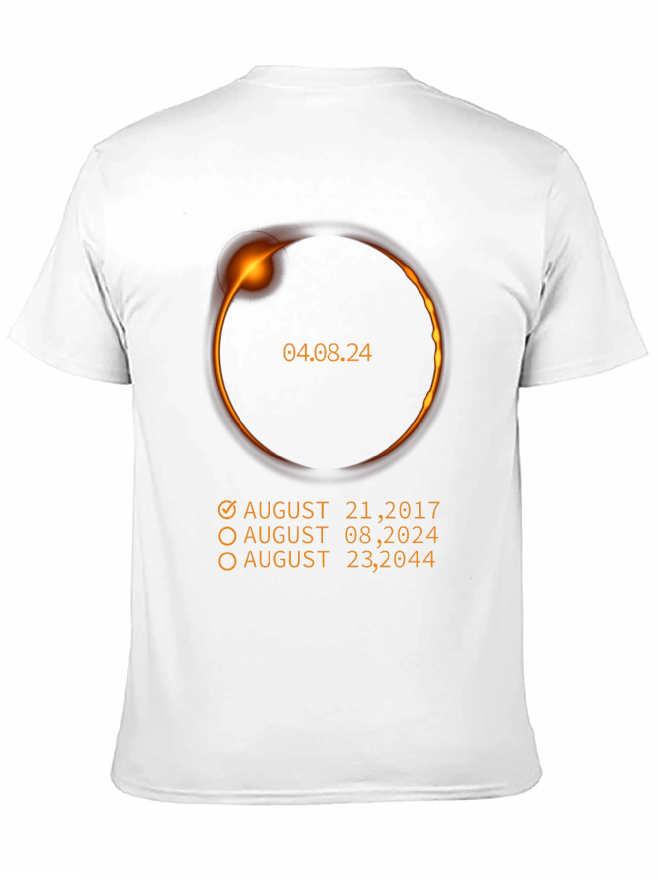Eclipse Date T-Shirt - August 2024