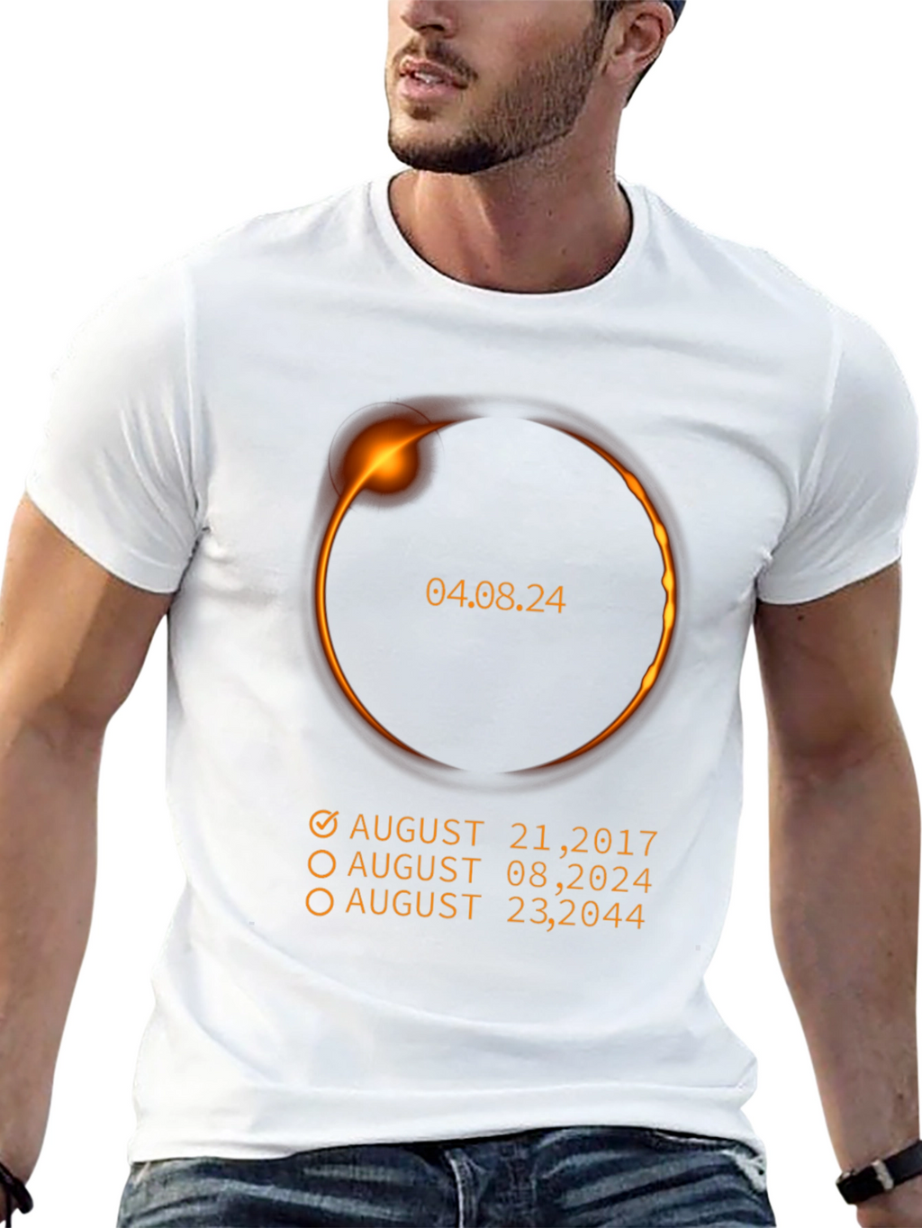 Eclipse Date T-Shirt - August 2024