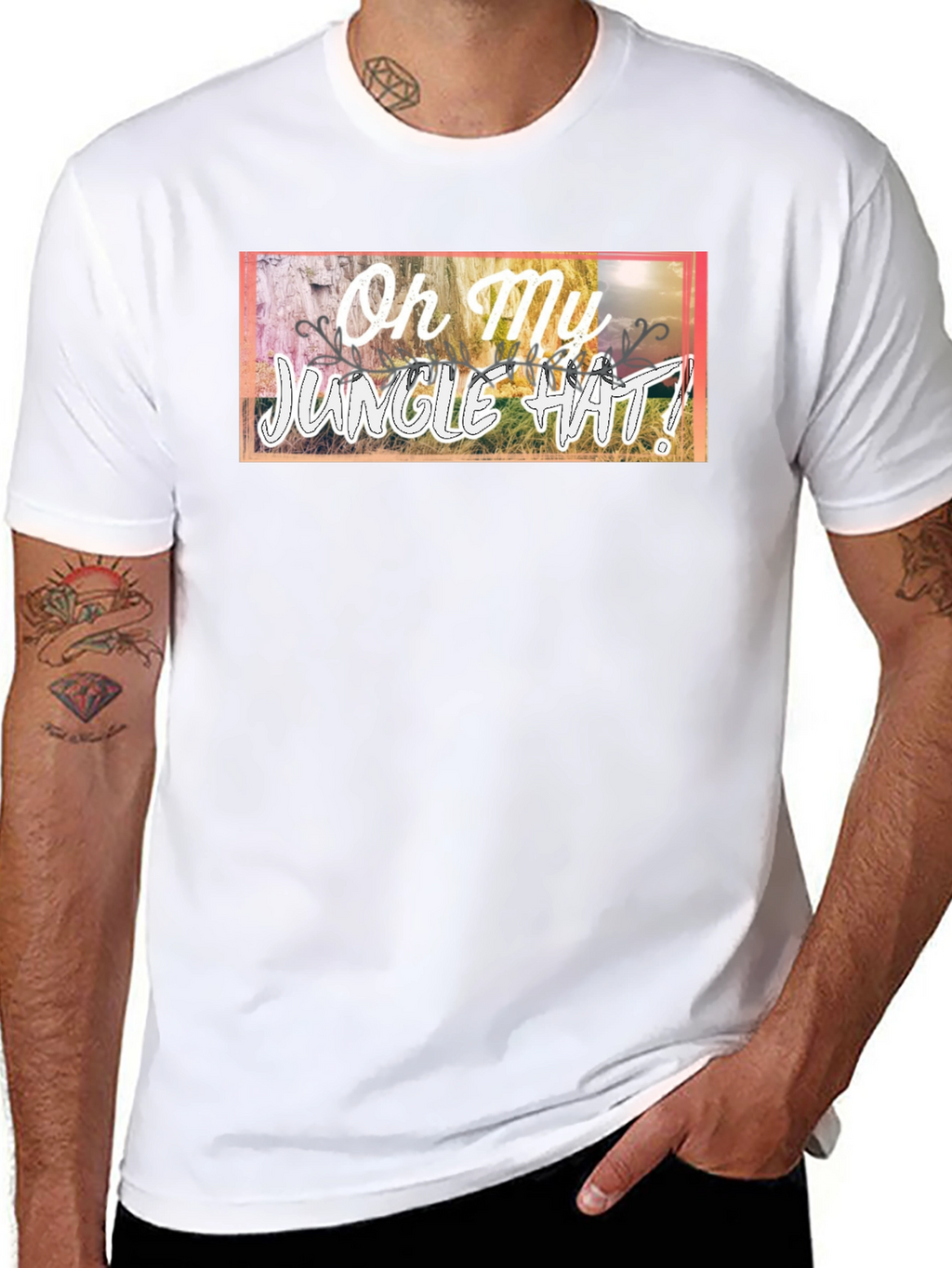 Oh My Jungle Hat! Graphic Tee