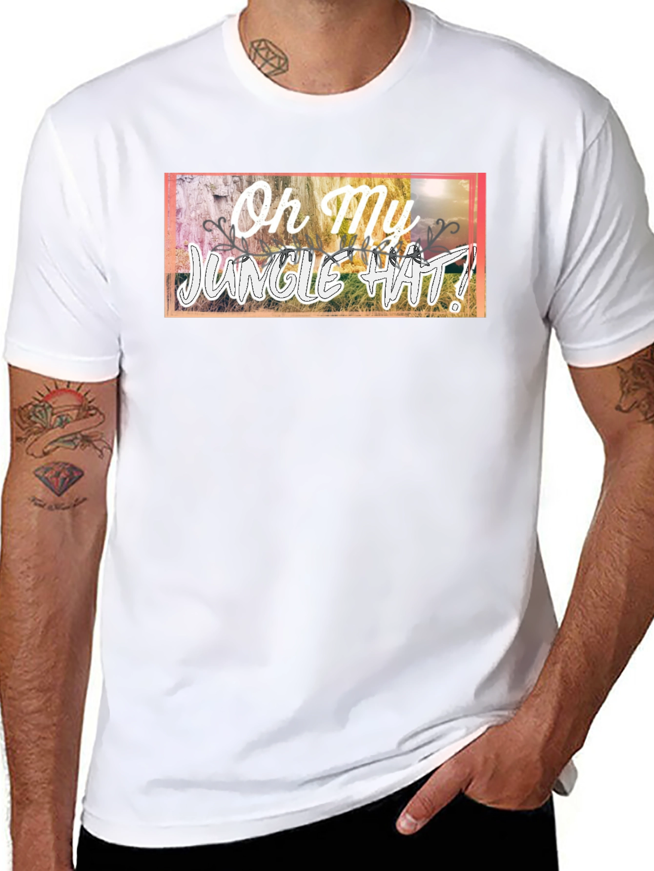 Oh My Jungle Hat! Graphic Tee