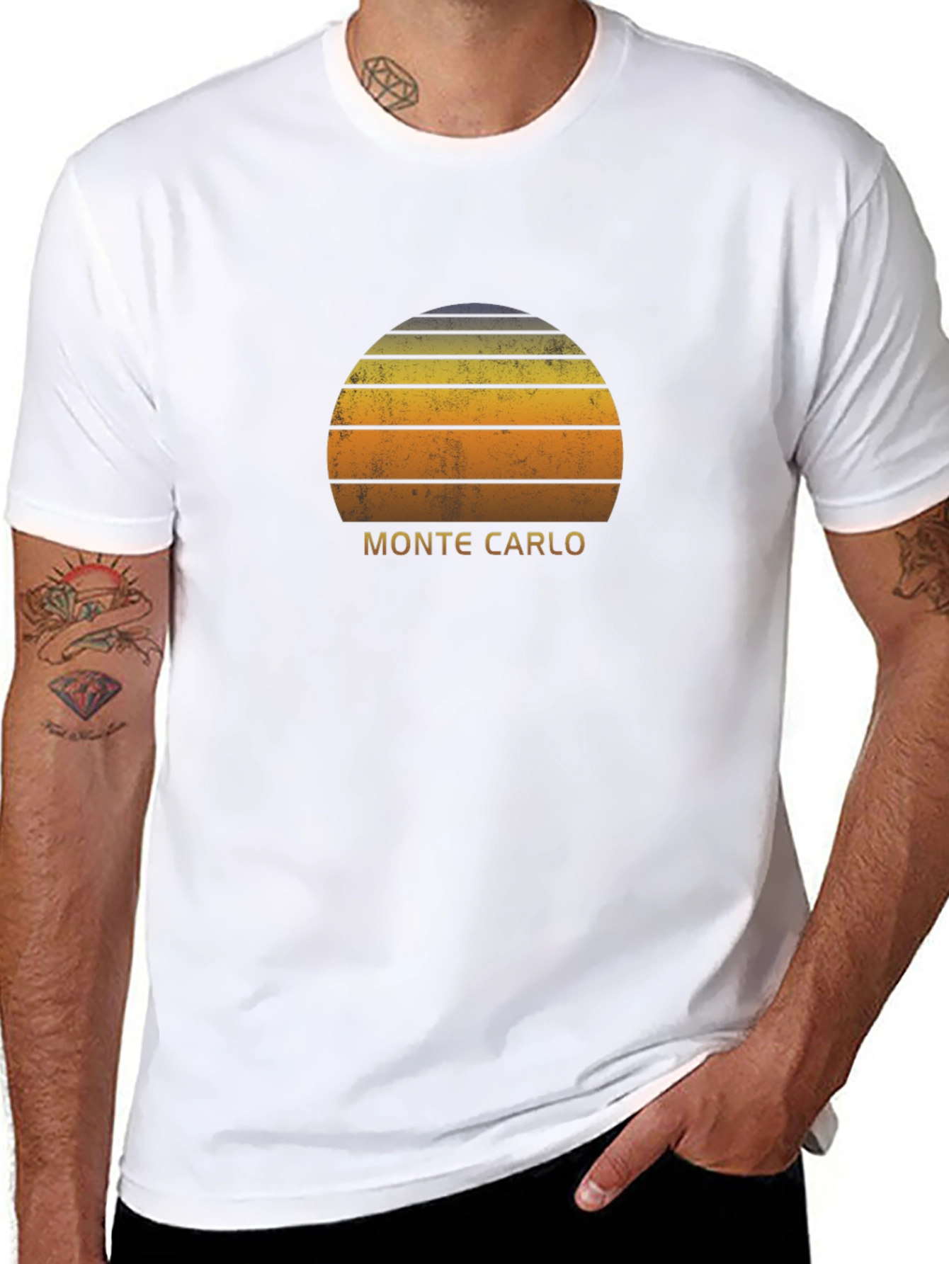 Monte Carlo Sunset Graphic Tee