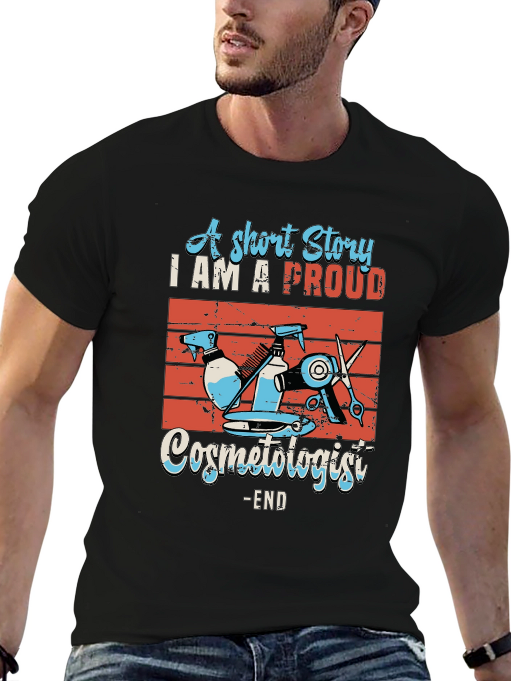 Proud Cosmetologist Graphic T-Shirt