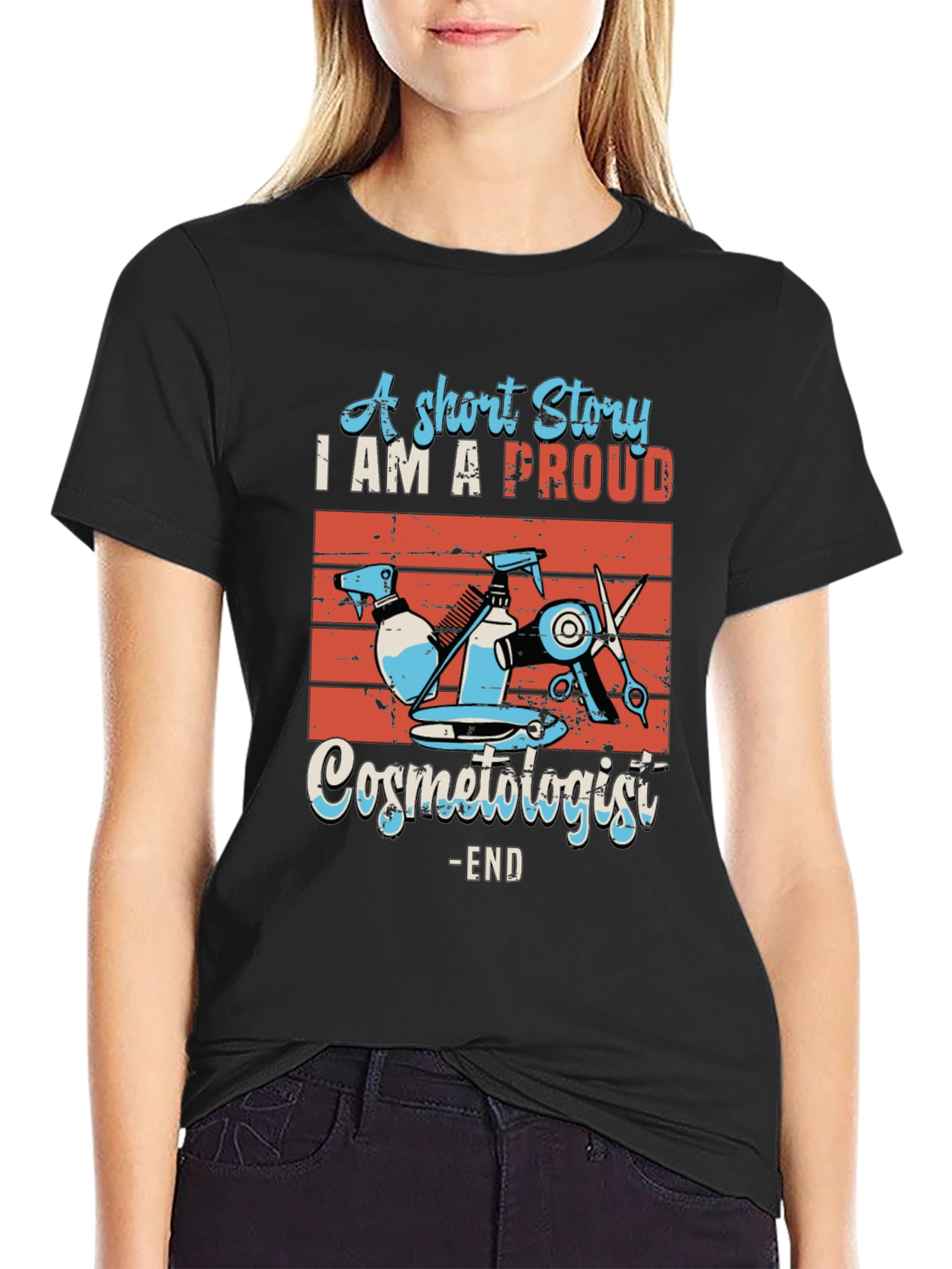Proud Cosmetologist Graphic T-Shirt