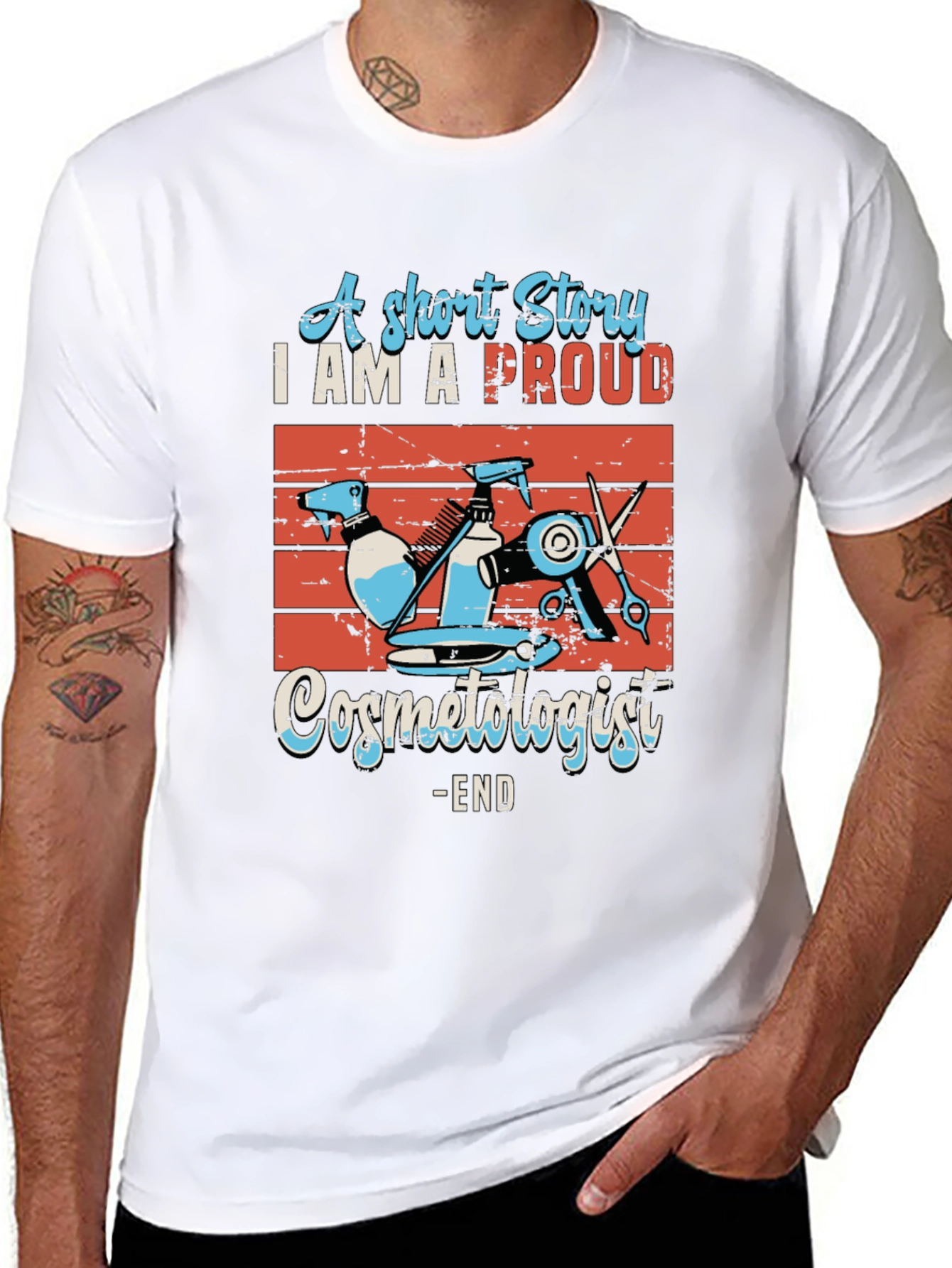 Proud Cosmetologist Graphic T-Shirt