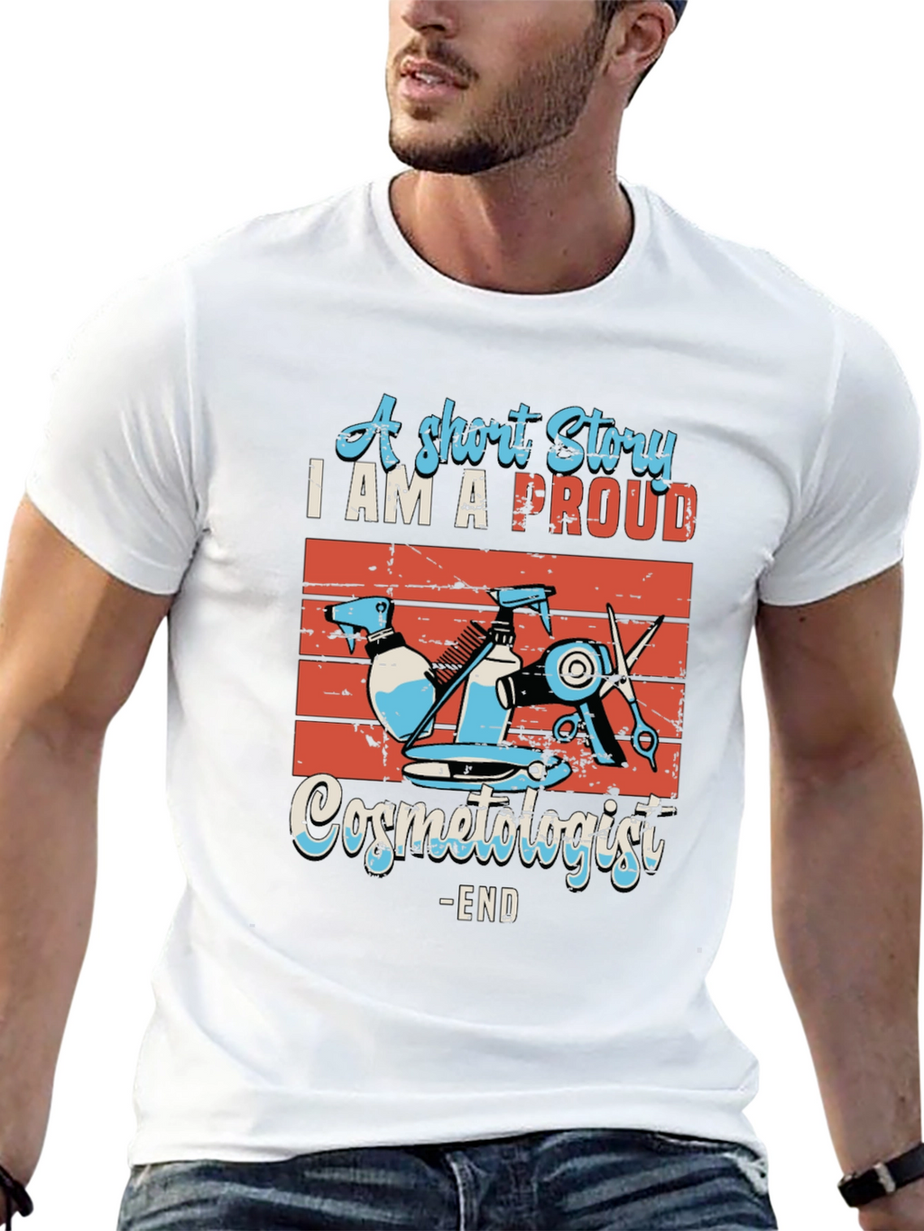Proud Cosmetologist Graphic T-Shirt