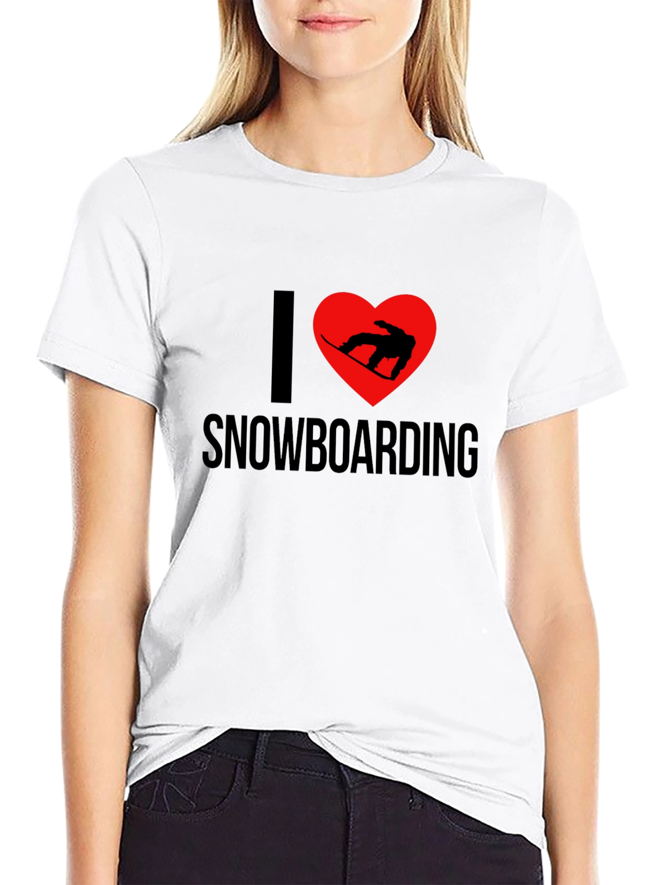 I Heart Snowboarding T-Shirt