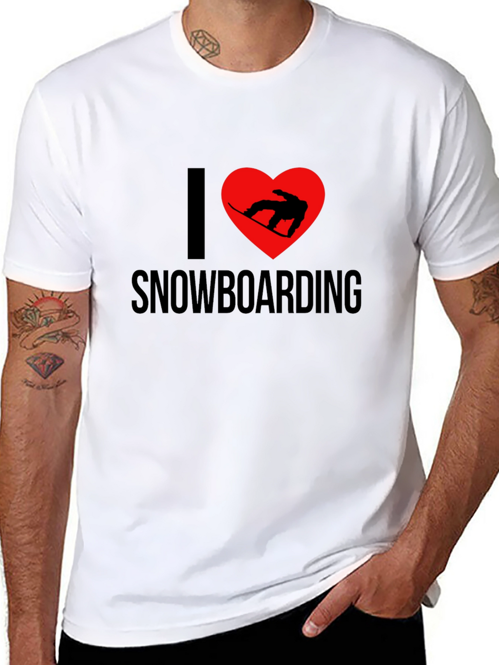 I Heart Snowboarding T-Shirt