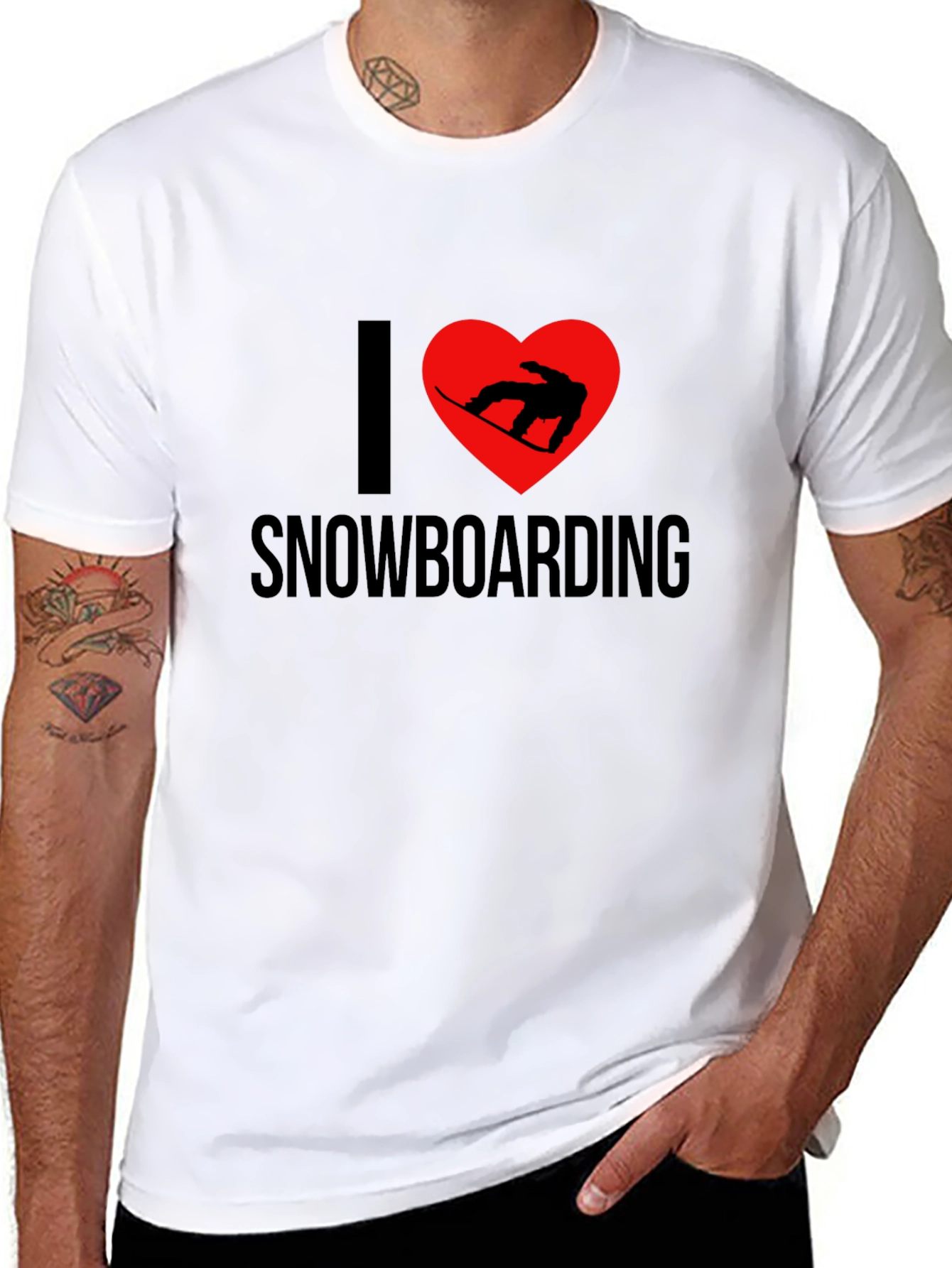 I Heart Snowboarding T-Shirt