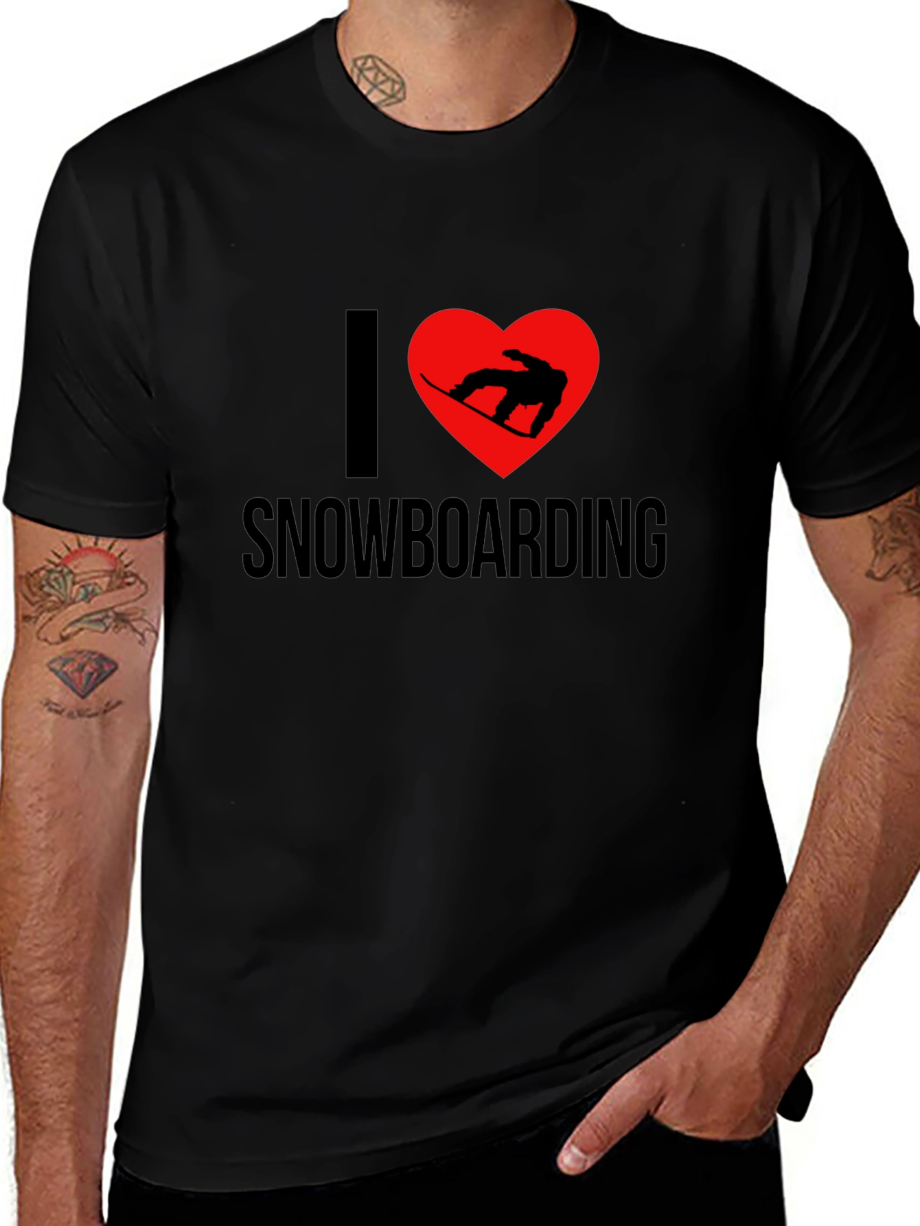 I Heart Snowboarding T-Shirt
