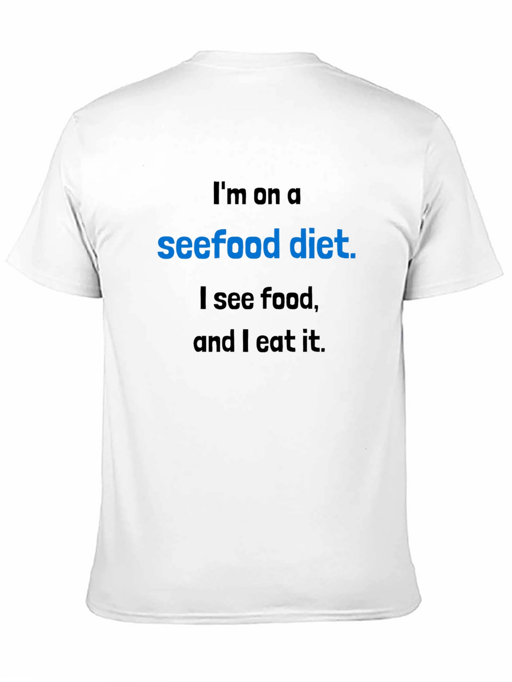 Seefood Diet T-Shirt - Funny Food Lover Tee