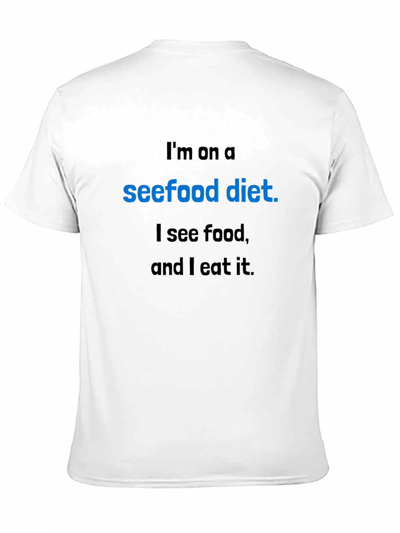 Seefood Diet T-Shirt - Funny Food Lover Tee