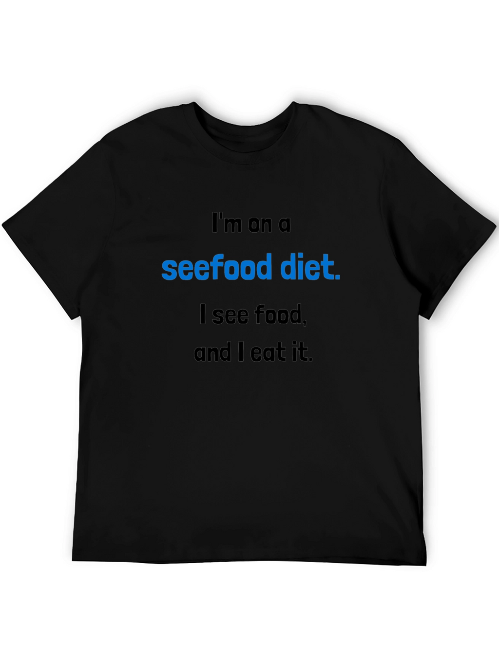 Seefood Diet T-Shirt - Funny Food Lover Tee