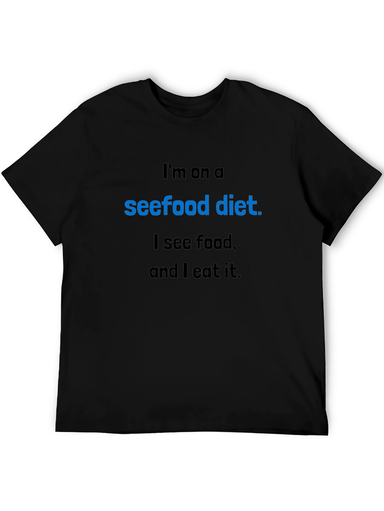 Seefood Diet T-Shirt - Funny Food Lover Tee