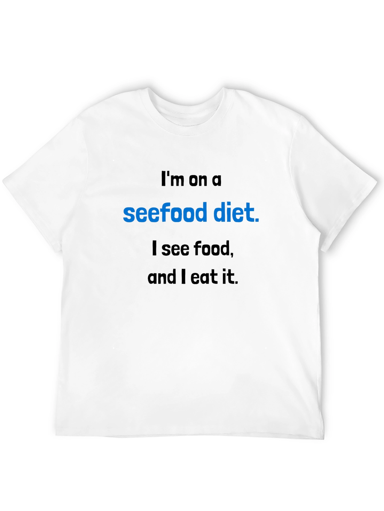 Seefood Diet T-Shirt - Funny Food Lover Tee
