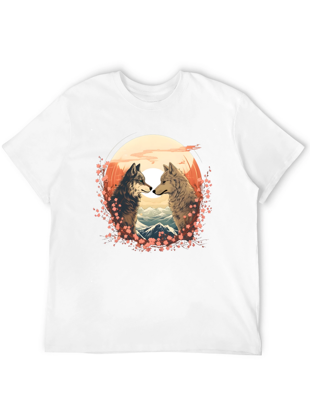Wolf Couple T-Shirt - Nature Lovers