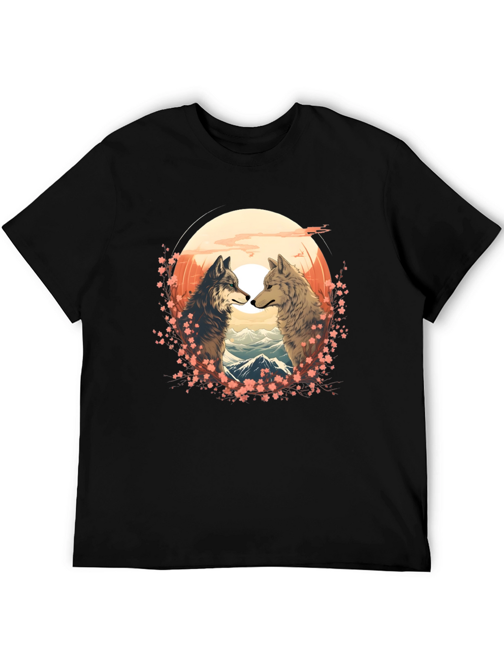 Wolf Couple T-Shirt - Nature Lovers