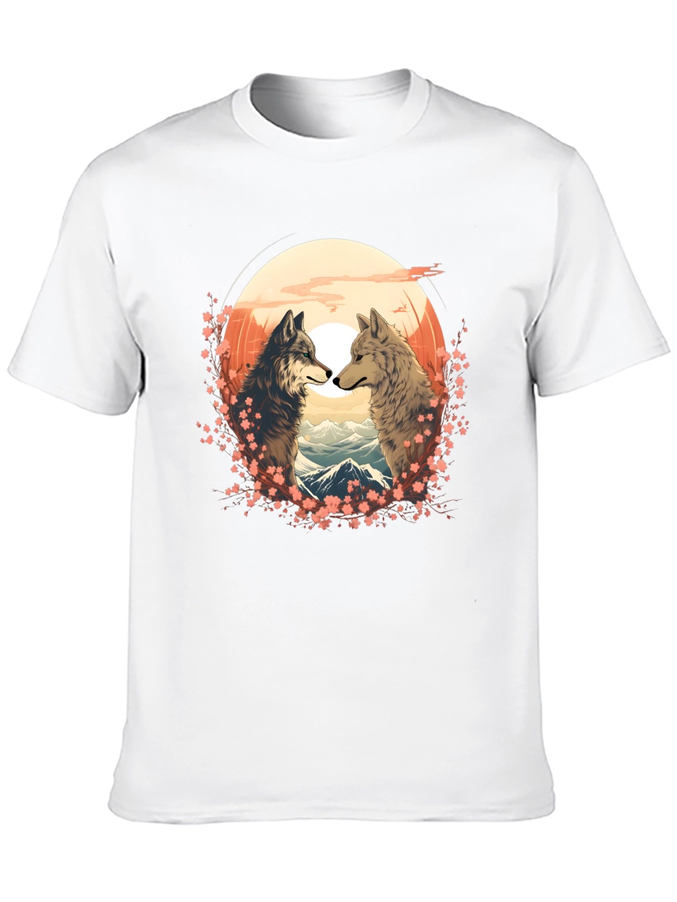 Wolf Couple T-Shirt - Nature Lovers