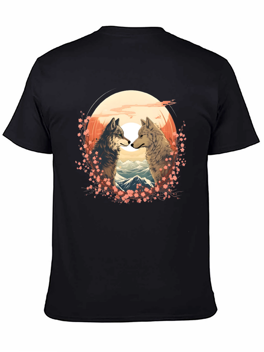 Wolf Couple T-Shirt - Nature Lovers