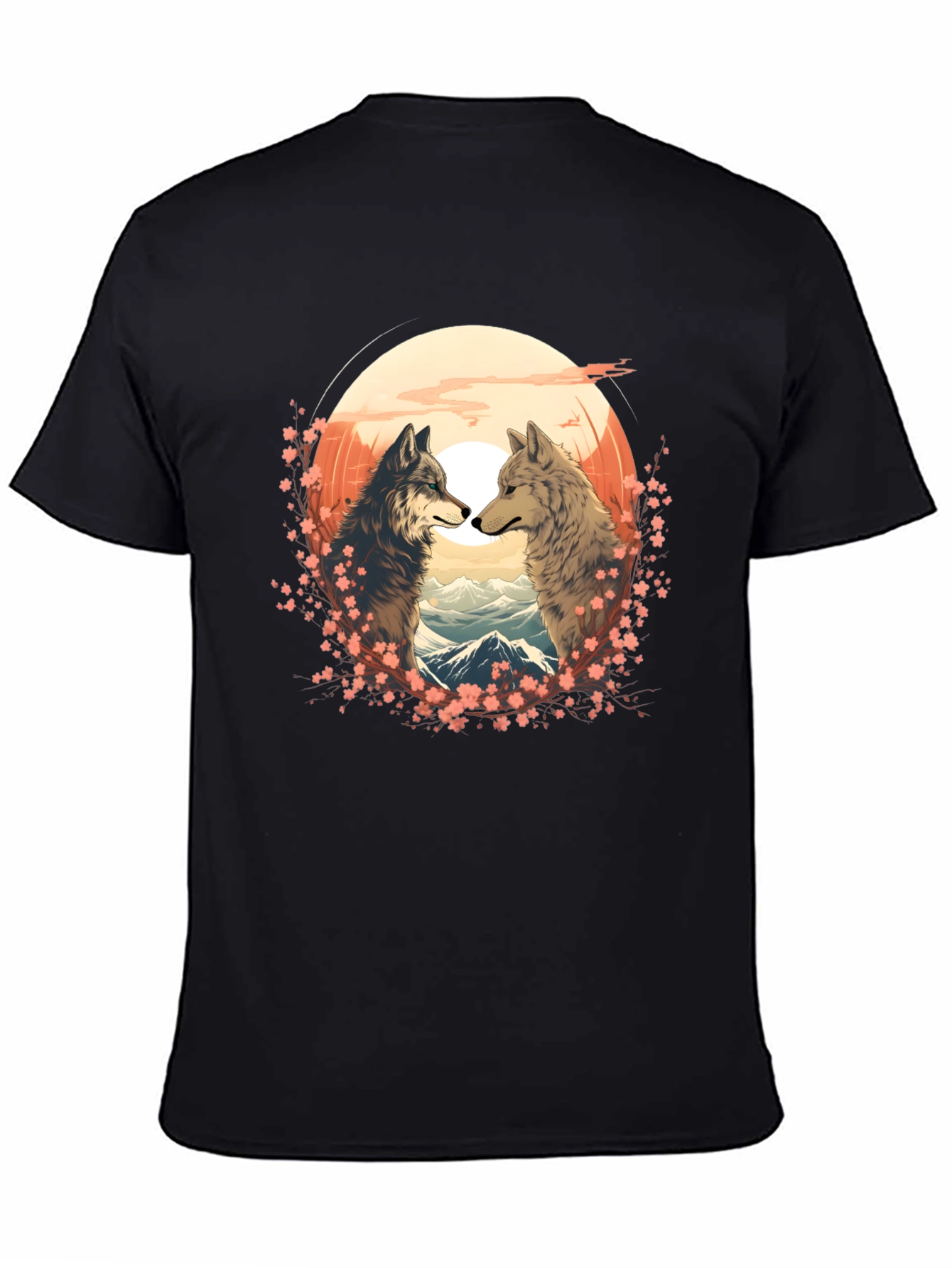 Wolf Couple T-Shirt - Nature Lovers