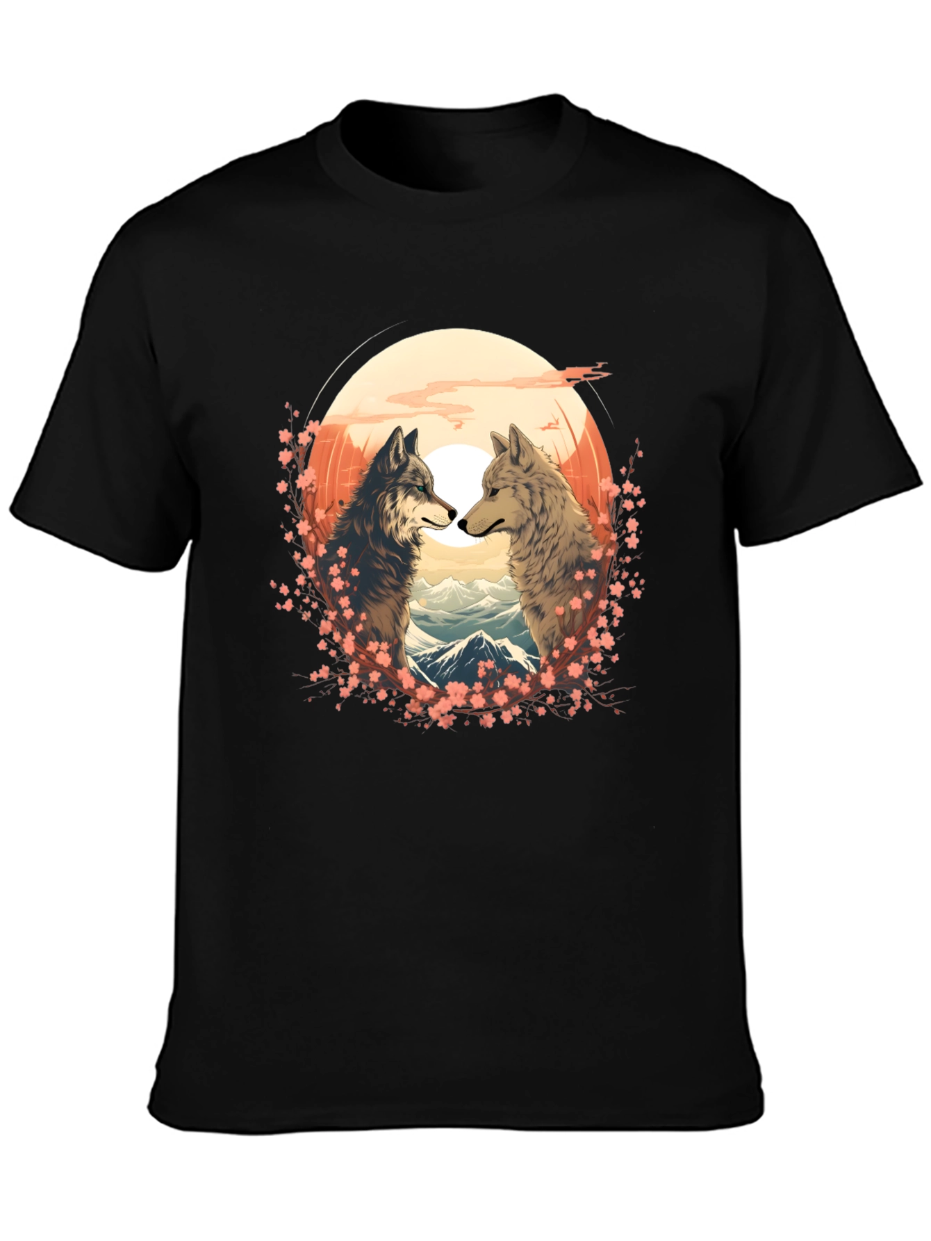 Wolf Couple T-Shirt - Nature Lovers