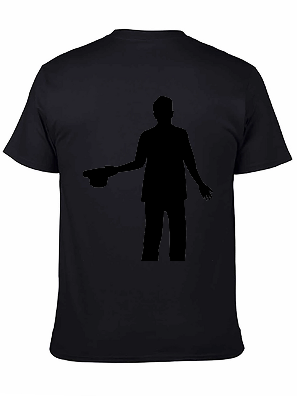 Silhouette Graphic Print Crew Neck T-Shirt