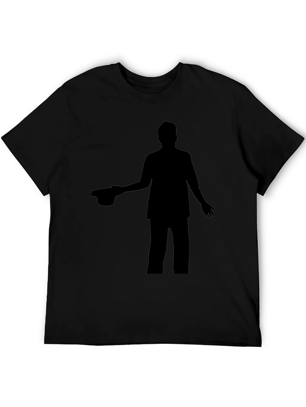 Silhouette Graphic Print Crew Neck T-Shirt