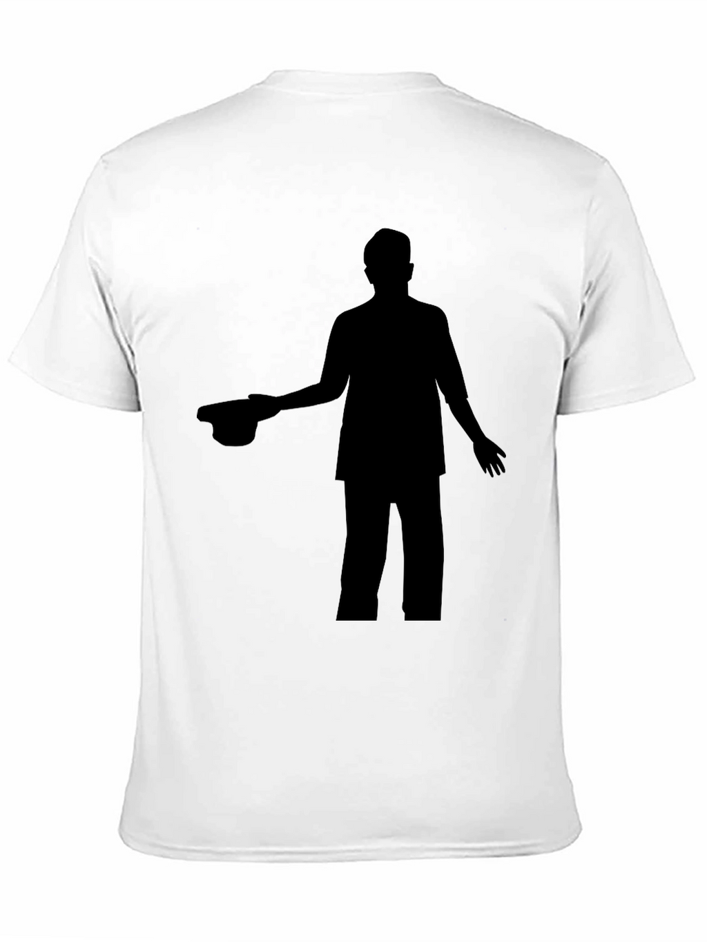 Silhouette Graphic Print Crew Neck T-Shirt