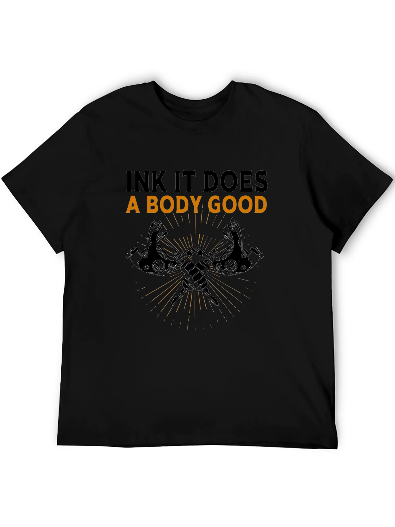 Ink It Does A Body Good Black Graphic Tee