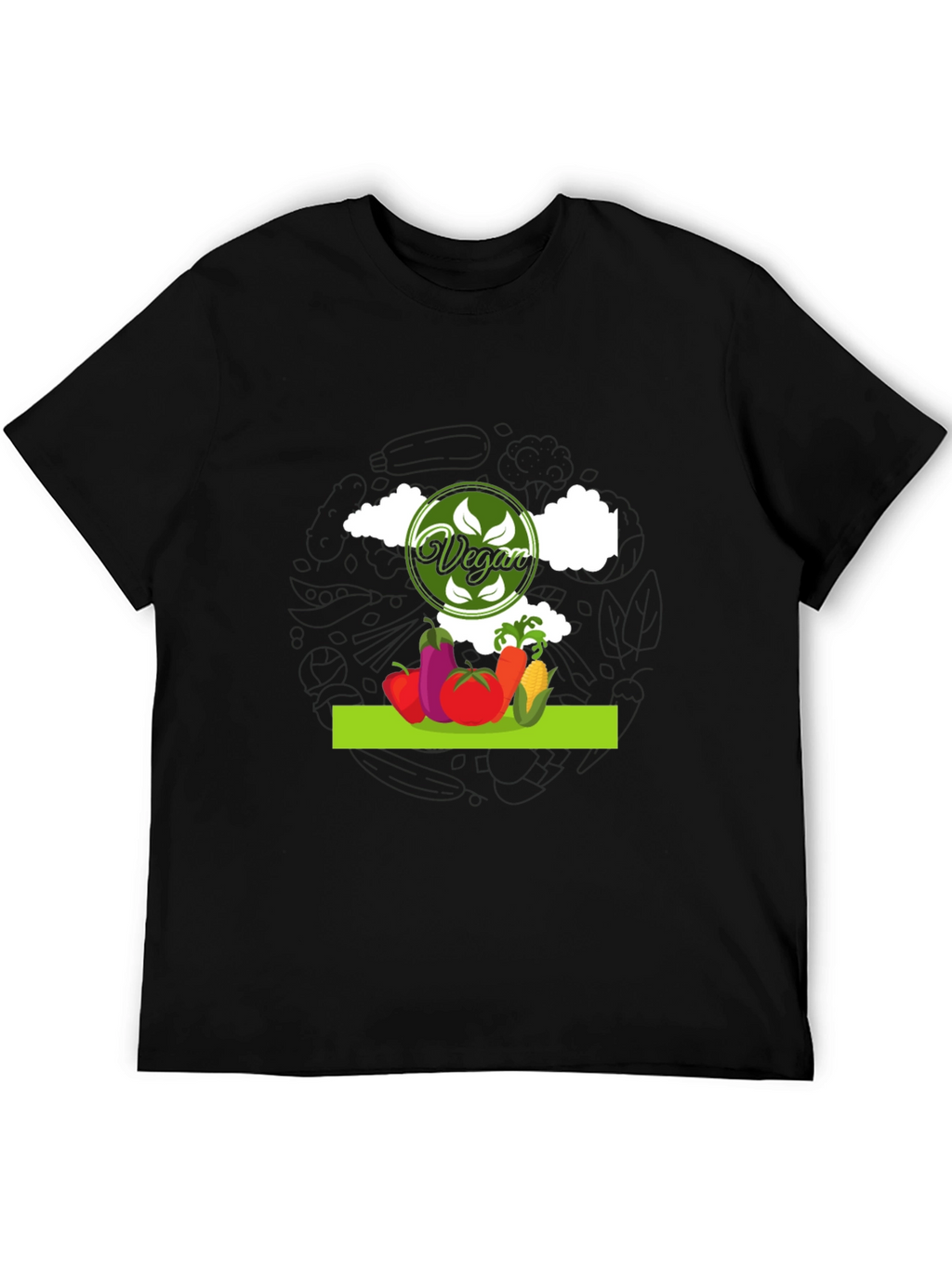 Vegan Graphic T-Shirt - Eat Your Veggies!