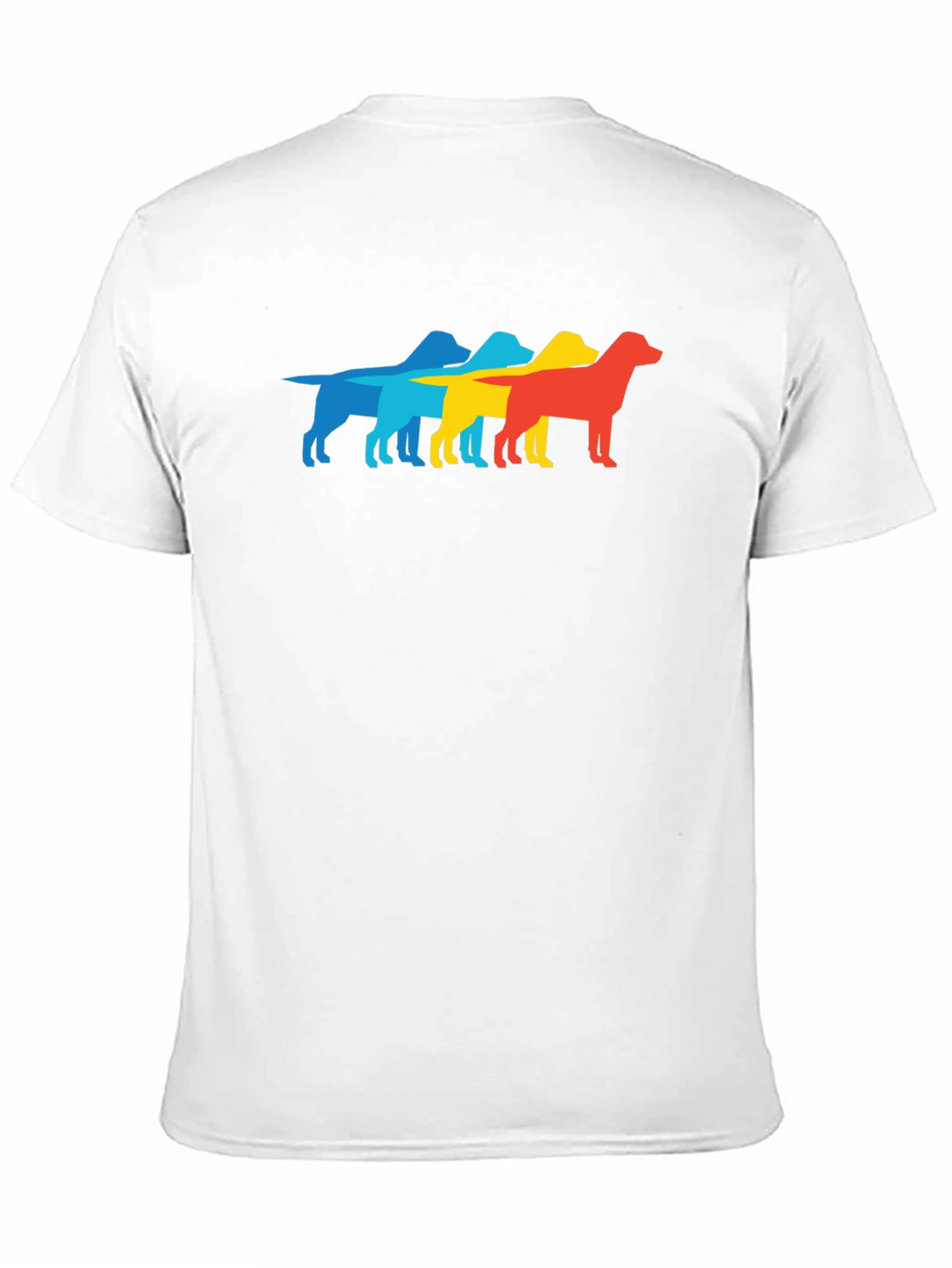 Retro Dog Silhouette T-Shirt - Cool Graphic Tee