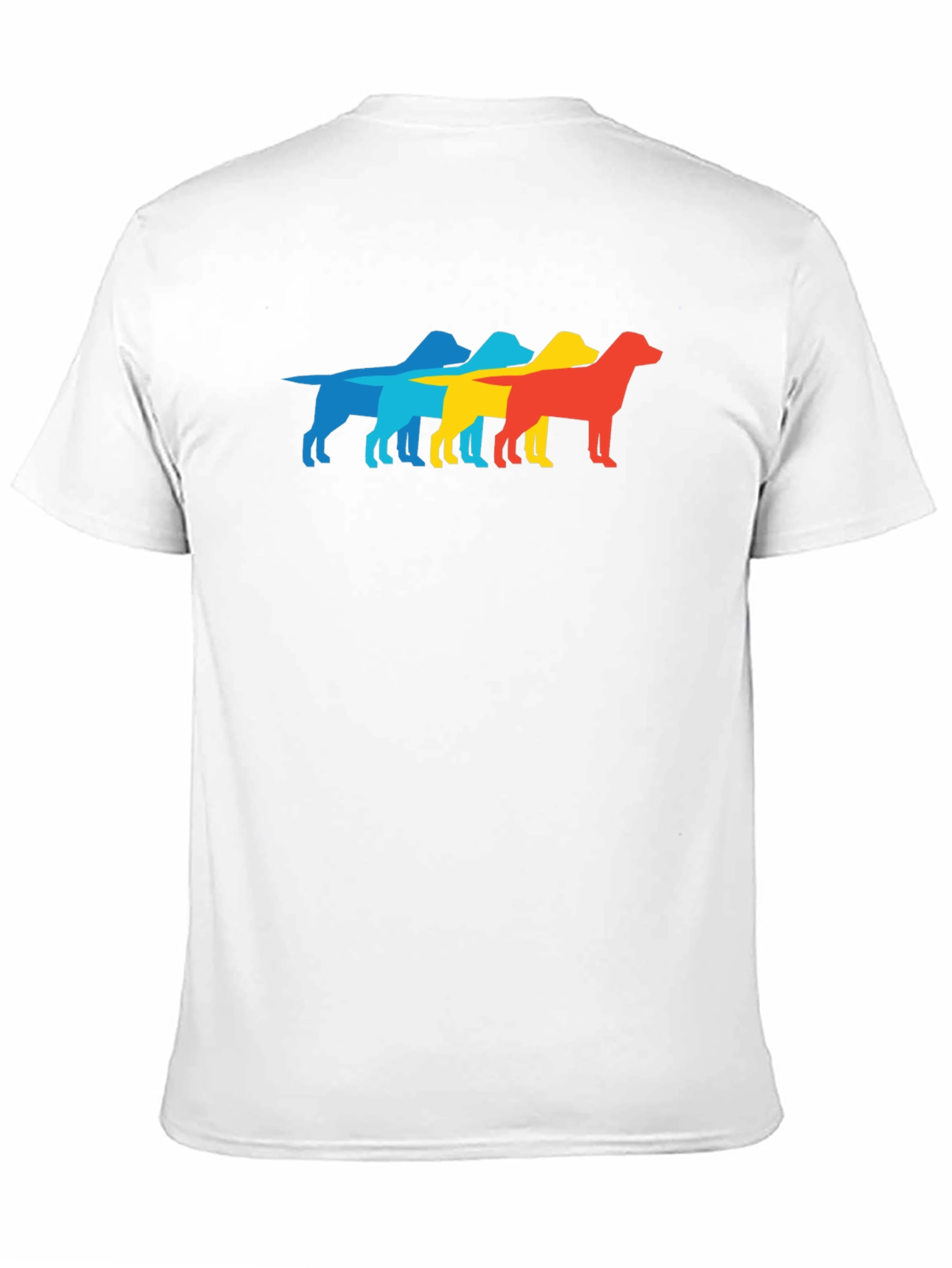 Retro Dog Silhouette T-Shirt - Cool Graphic Tee