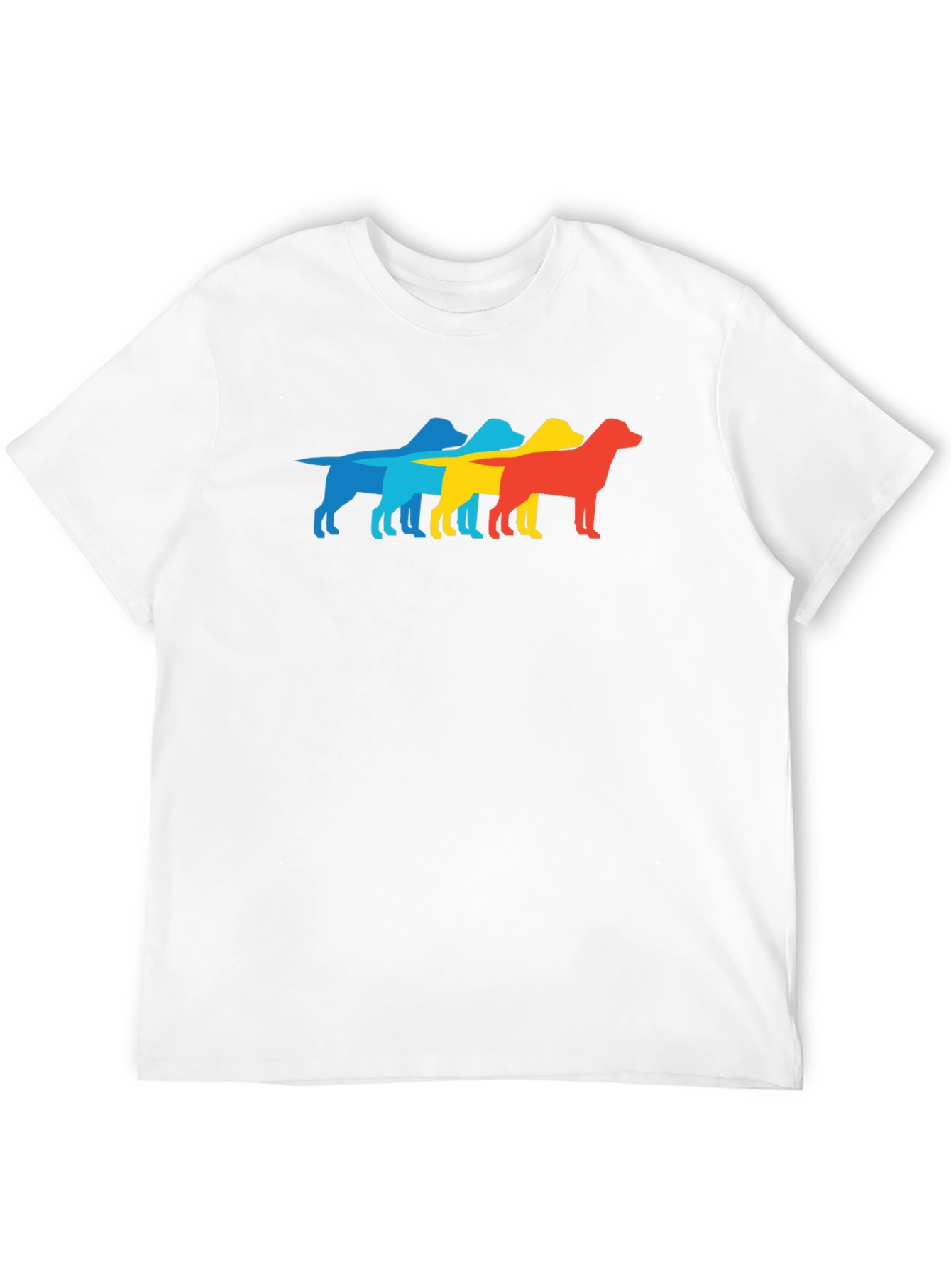 Retro Dog Silhouette T-Shirt - Cool Graphic Tee