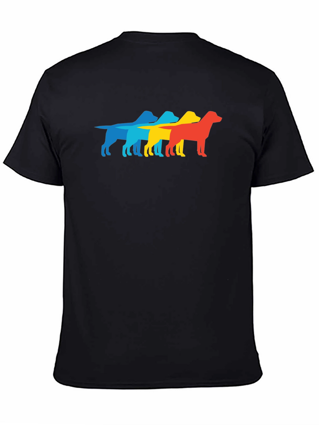 Retro Dog Silhouette T-Shirt - Cool Graphic Tee