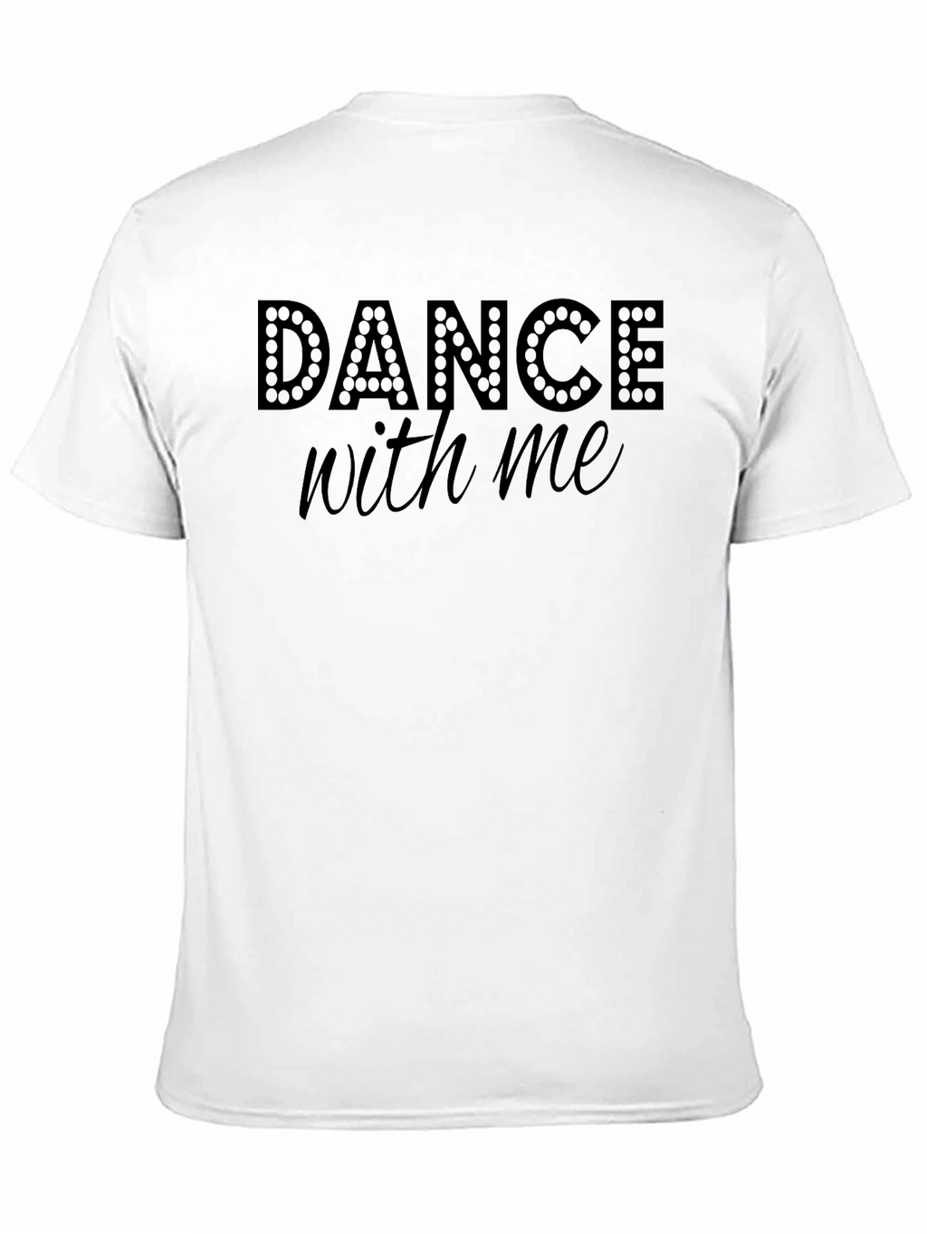 Dance With Me Graphic Tee - Stylish Black T-Shirt