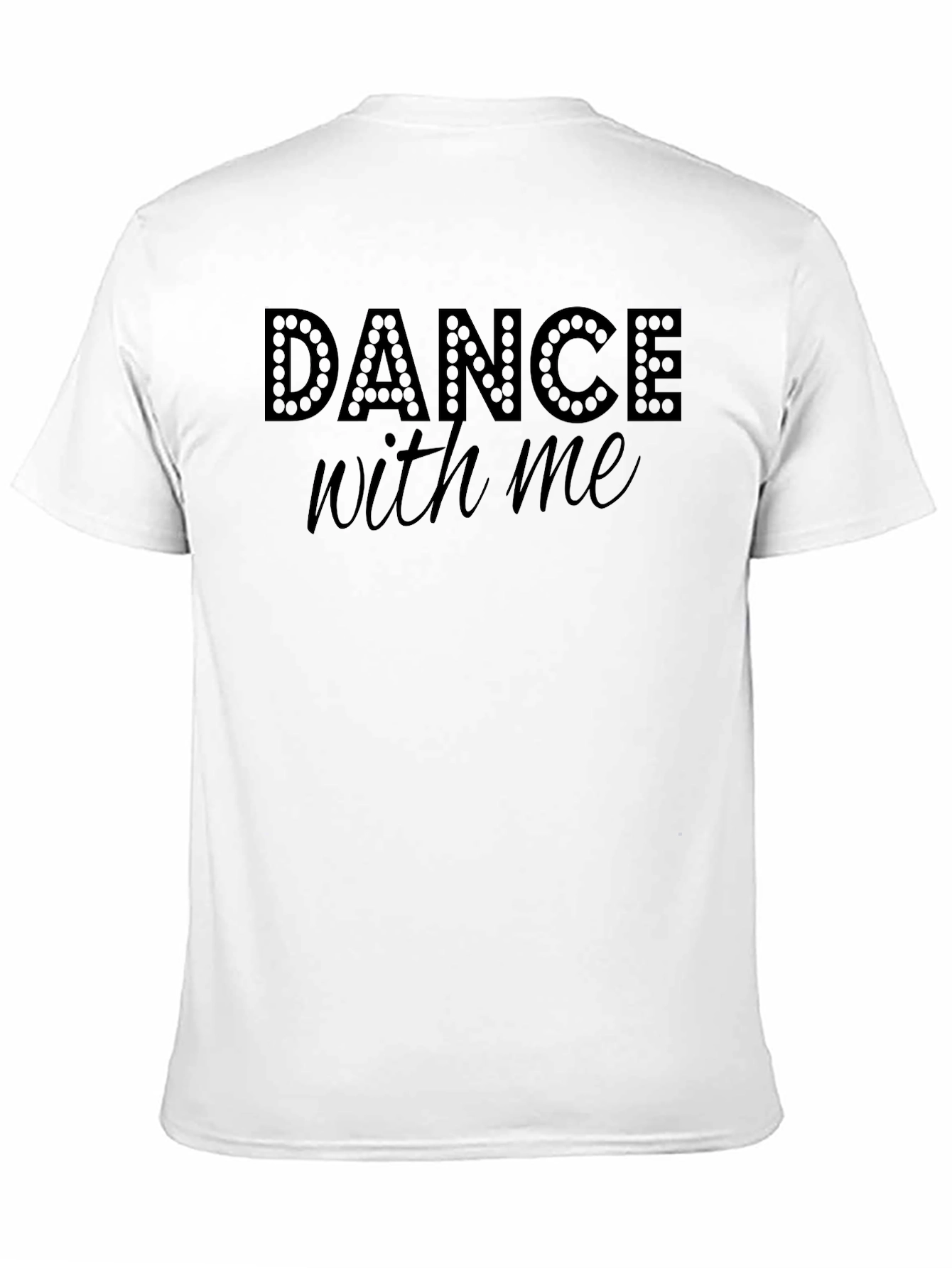 Dance With Me Graphic Tee - Stylish Black T-Shirt