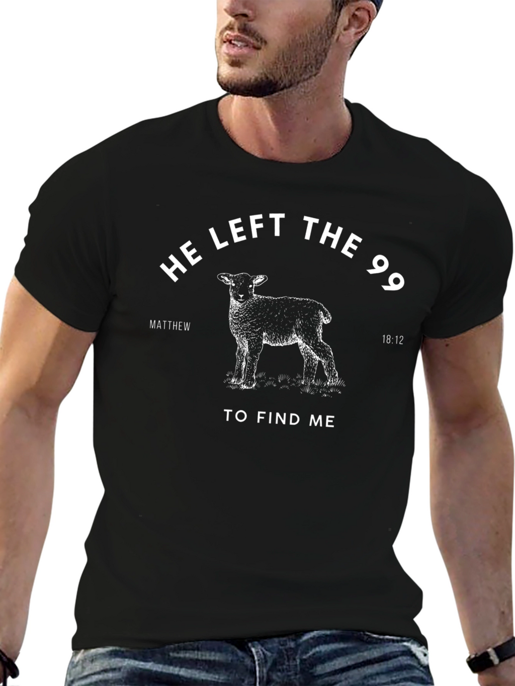 He Left the 99 T-Shirt - Christian Apparel