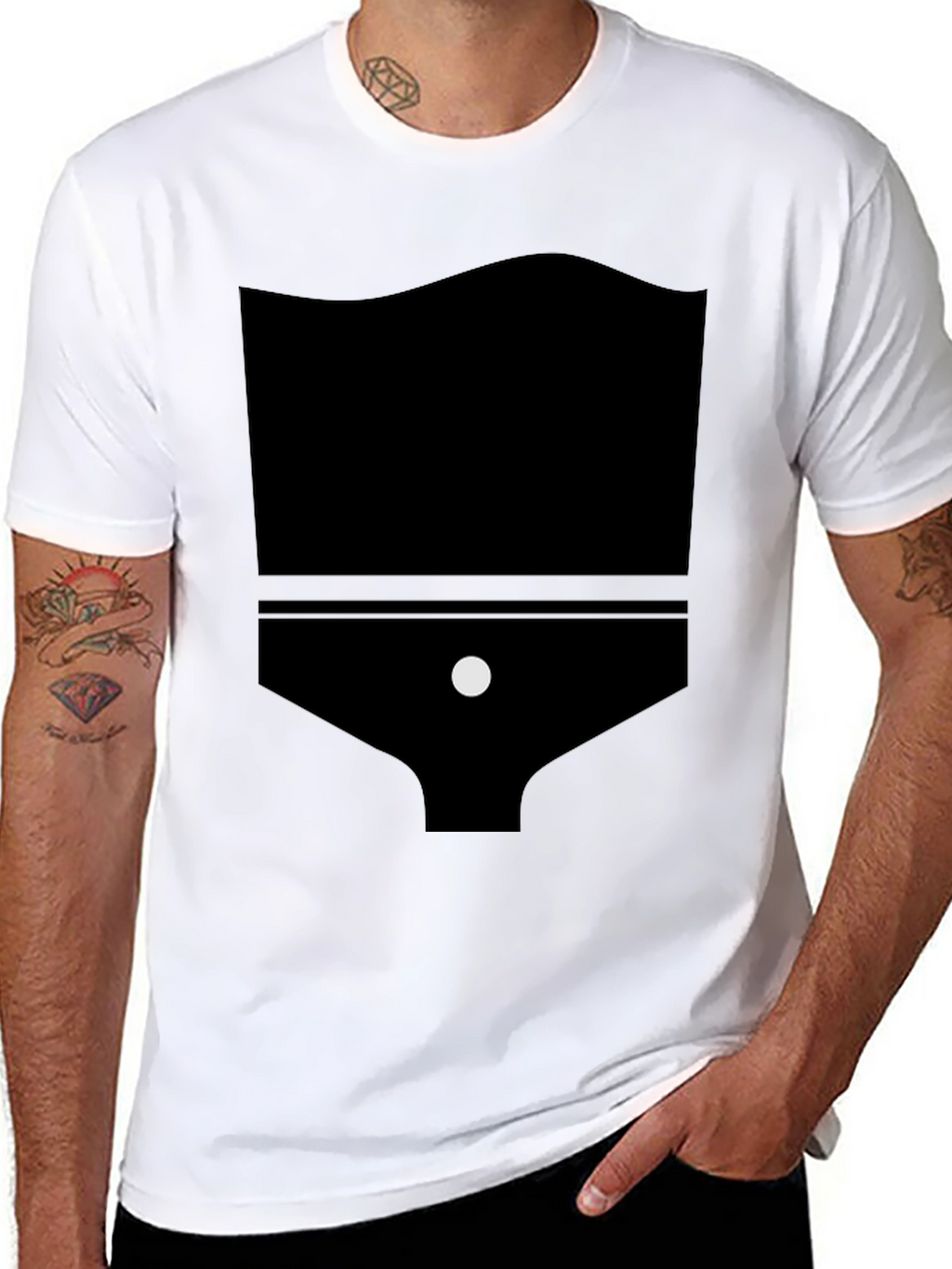 Minimalist Black Graphic Tee