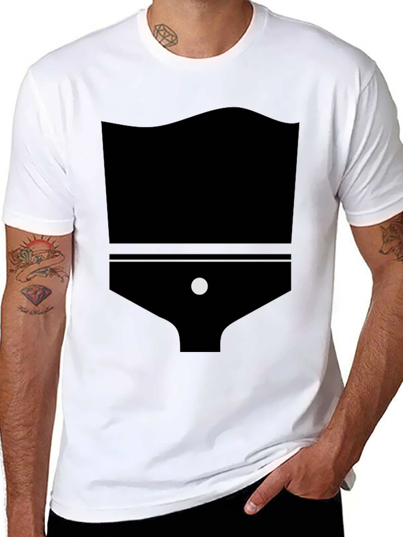 Minimalist Black Graphic Tee