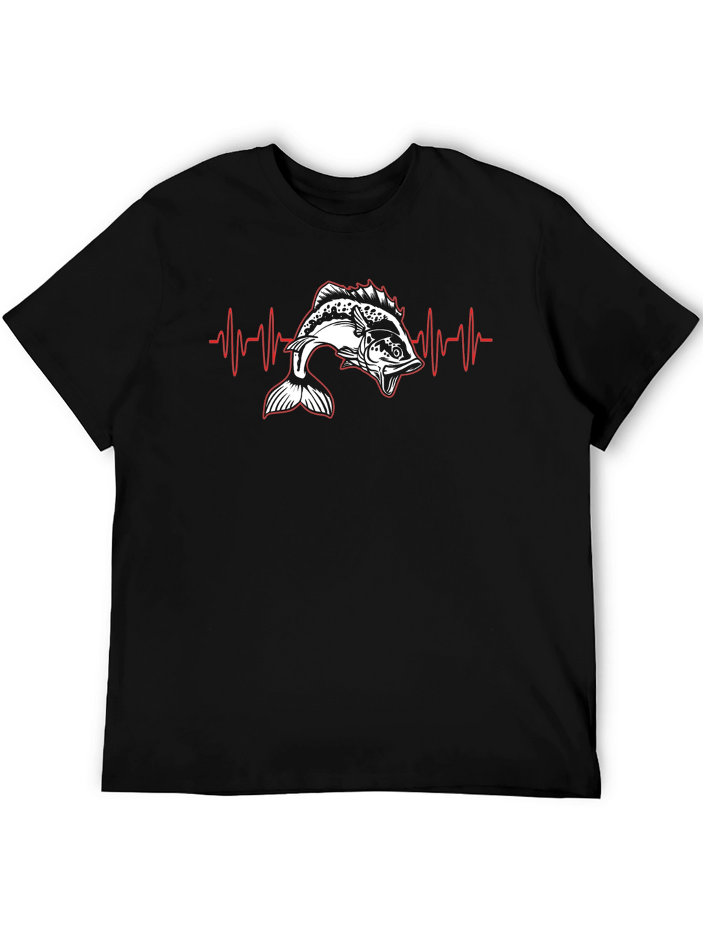 Fishing Heartbeat T-Shirt - Angler Tee