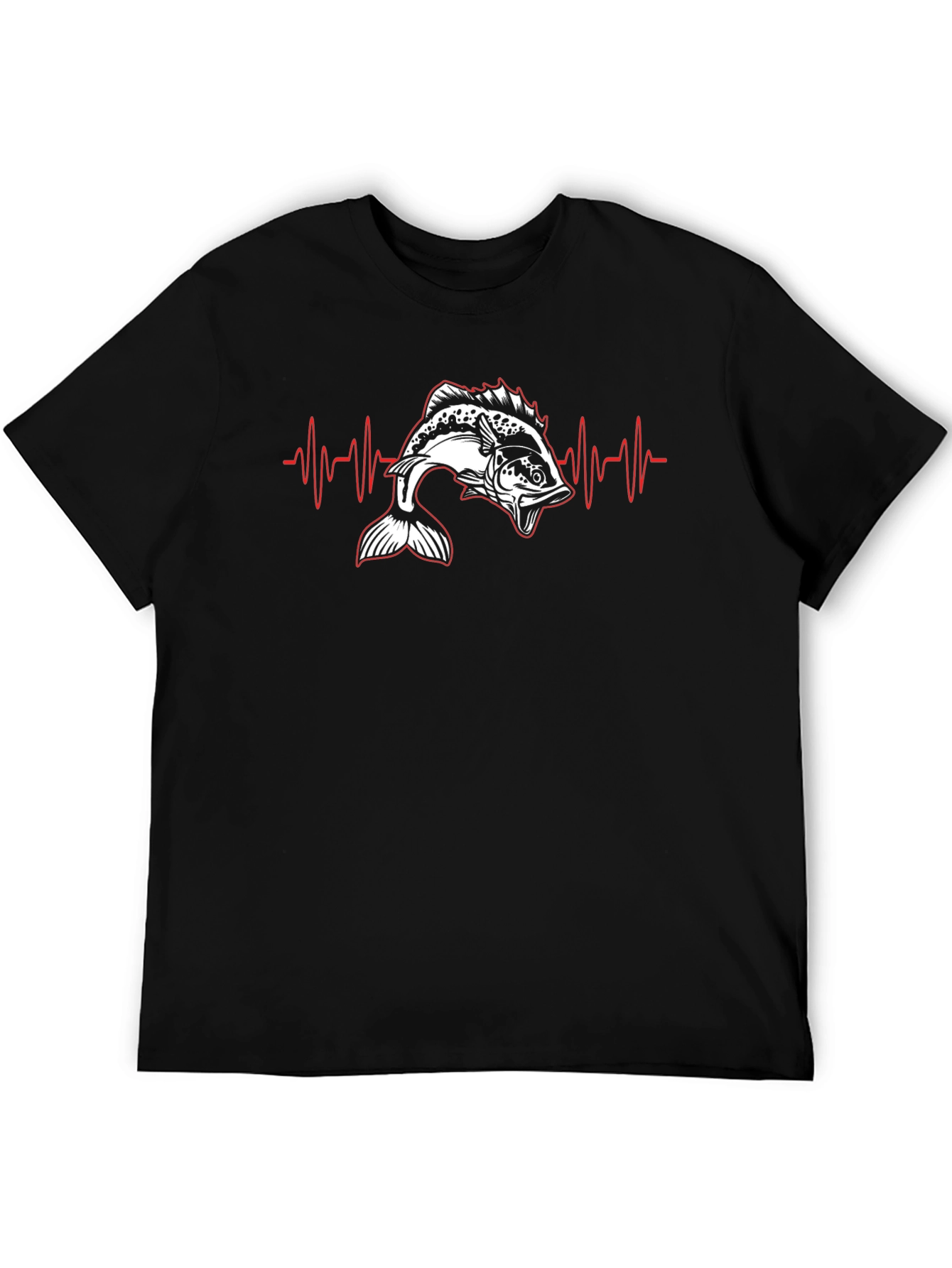 Fishing Heartbeat T-Shirt - Angler Tee