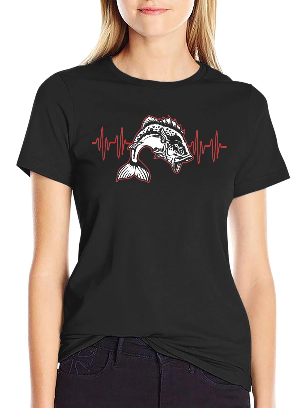Fishing Heartbeat T-Shirt - Angler Tee
