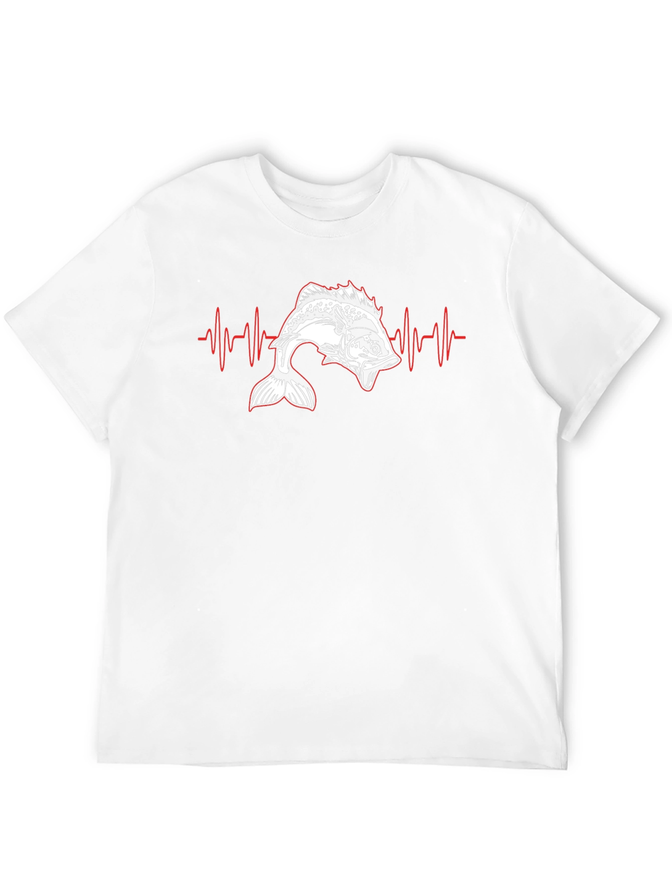 Fishing Heartbeat T-Shirt - Angler Tee