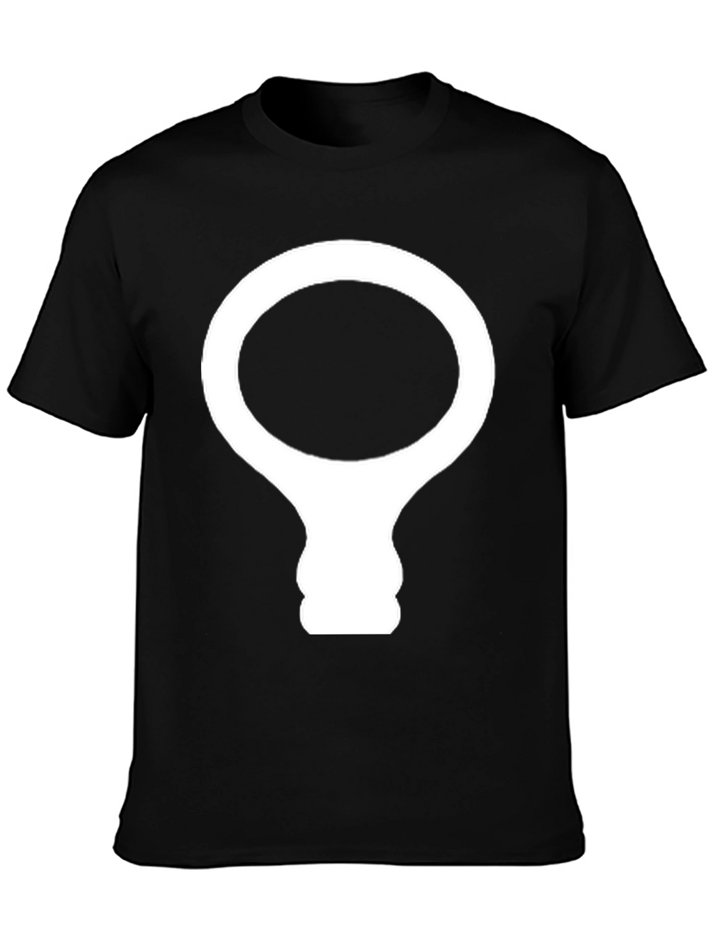 Modern Lamp Graphic T-Shirt - Black