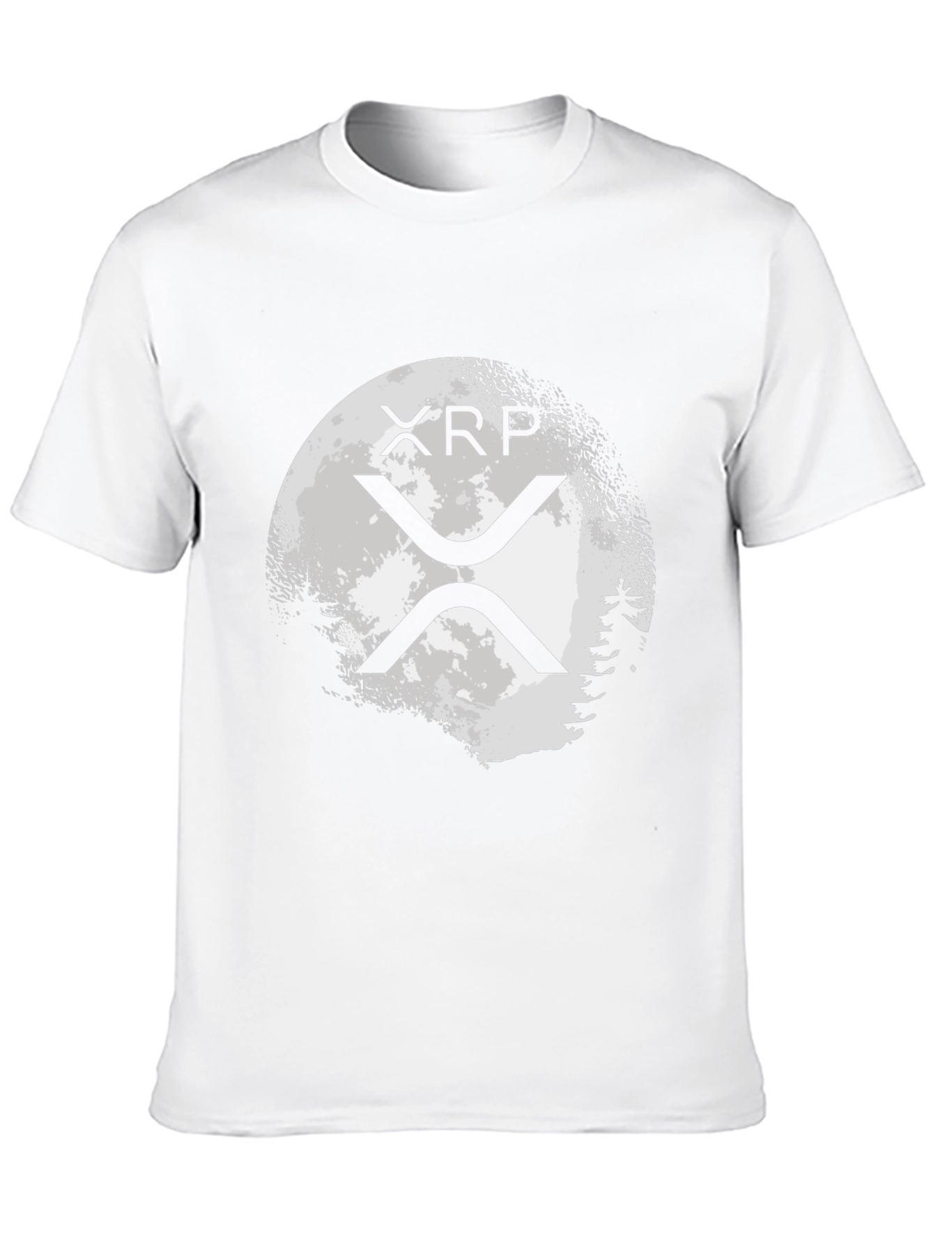 XRP Crypto Moon Black T-Shirt