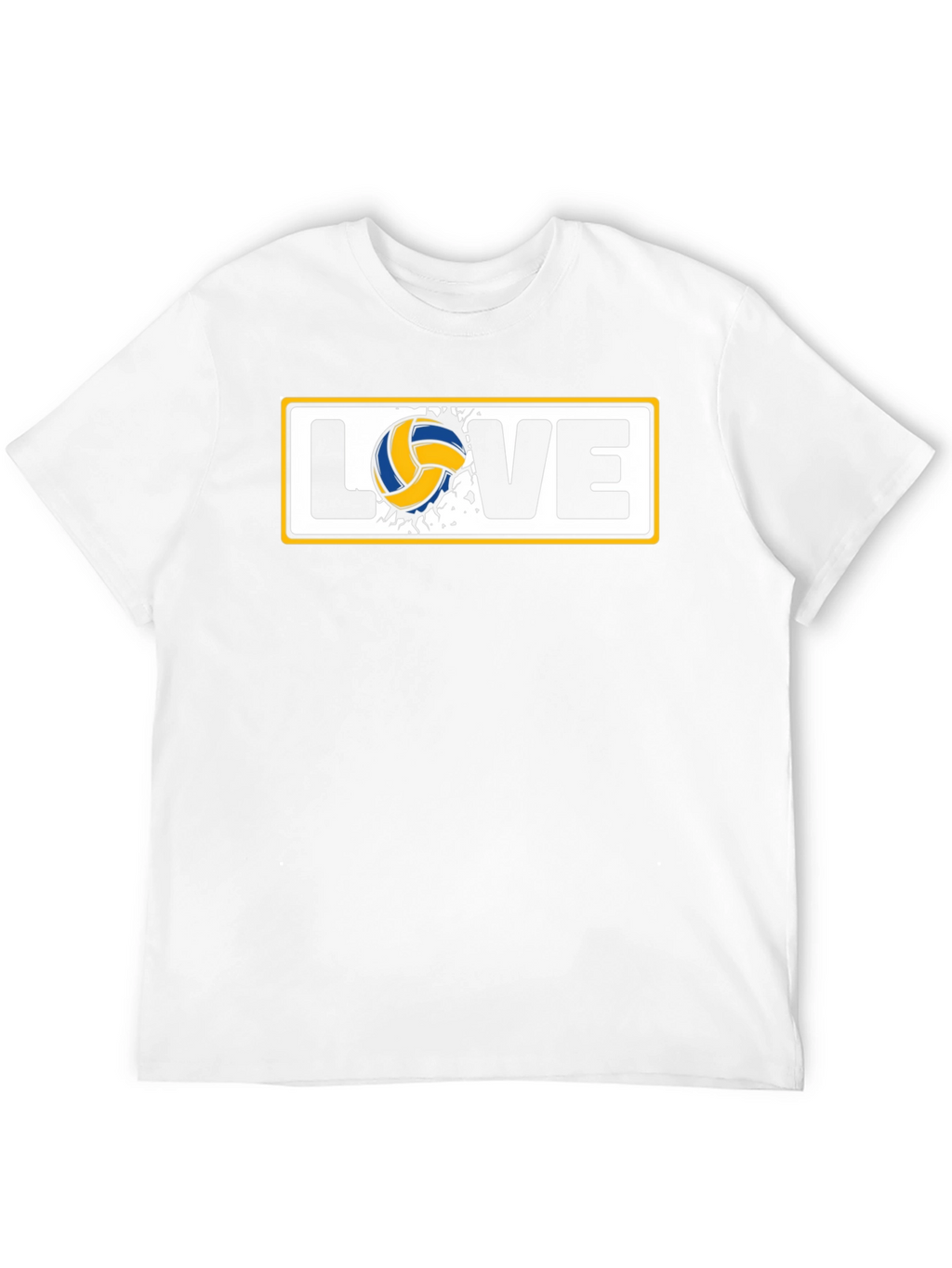 Volleyball Love Graphic T-Shirt - Black